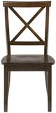 Jofran Inc. Richmond Cherry X-Back Dining Side Chair-2
