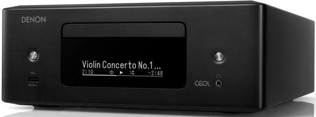 Denon® RCD-N12 Black Network CD Player Receiver-2