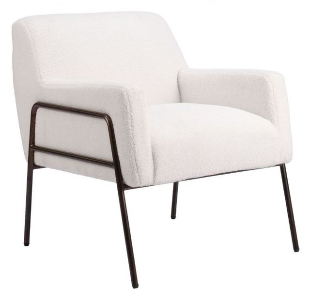 Zuo® Modern Charleston Ivory Accent Chair-0