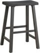 John Thomas Furniture® Dining Essentials Heather Gray Saddle Seat Stool-0