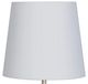 Lamps Per Se Antique Silver/Glossy White Table Lamp-1