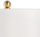 Wildwood Lamps Swirl Gold/Natural White Credenza Lamp-2