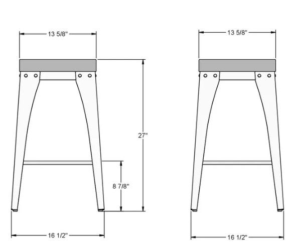 Amisco Customizable Upright Counter Stool-2