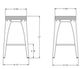 Amisco Customizable Upright Counter Stool-2