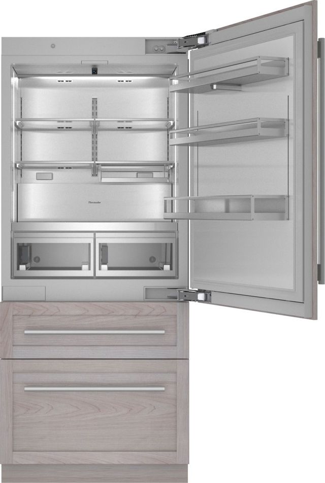 Thermador® Freedom® 36" 20.2 Cu. Ft. Panel Ready Built-In Bottom Freezer Refrigerator-1