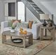 Liberty Furniture Affinity 3-Piece Gray Optional Occasional Table with Dusty Taupe Set-1
