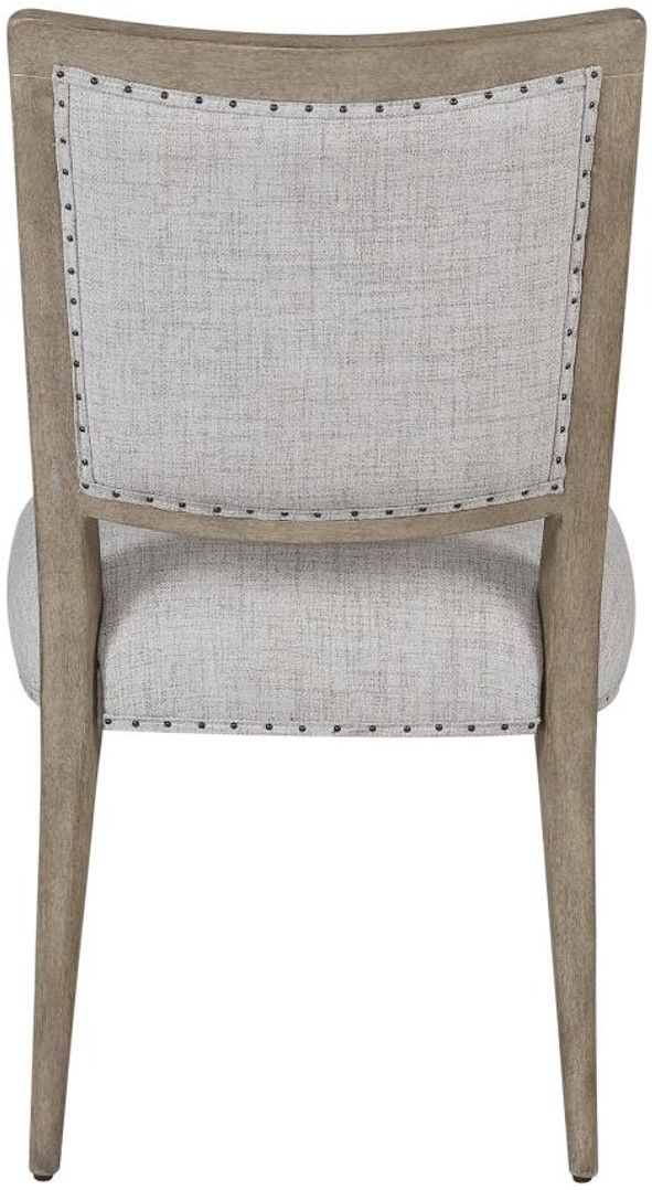 Bernards Citrus Heights Brown/Gray Upholstered Dining Side Chair-3