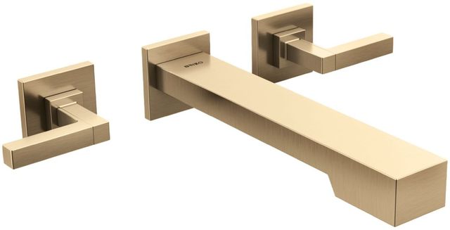 Brizo Frank Lloyd Wright® Brilliance® Luxe Gold® 2-Handle Wall Mount Tub Filler-0