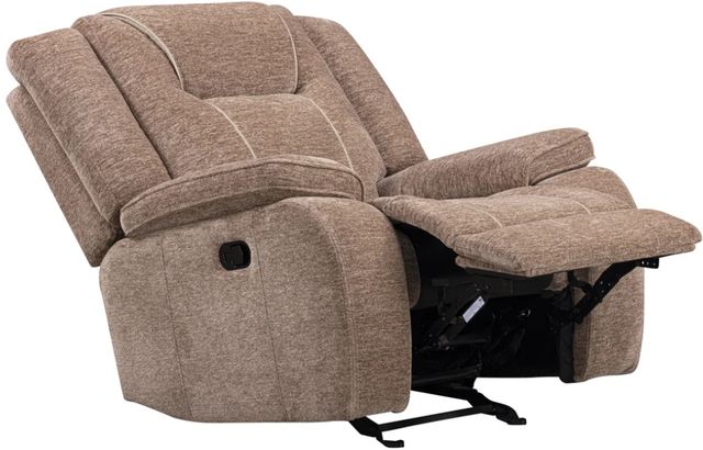 Parker House® Bruno Plush Tobacco Manual Glider Recliner-1