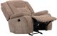 Parker House® Bruno Plush Tobacco Manual Glider Recliner-1