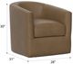 Emerald Home Oliver Mocha Swivel Accent Chair-2