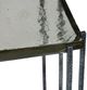 Crestview Collection Hollis Gray End Table with Gunmetal Base-2
