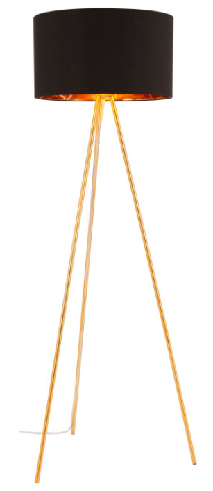Zuo® Modern Mariel Black/Gold Floor Lamp-0