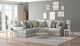 Jackson Furniture Stockbridge 3-Piece Slate L-Shape Sectional-1