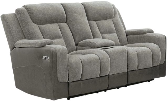Signature Design by Ashley® Ultimax Shadow Power Reclining Loveseat-0