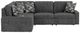 Flexsteel® Customizable Sky 5-Piece Fabric Modular Sectional-4