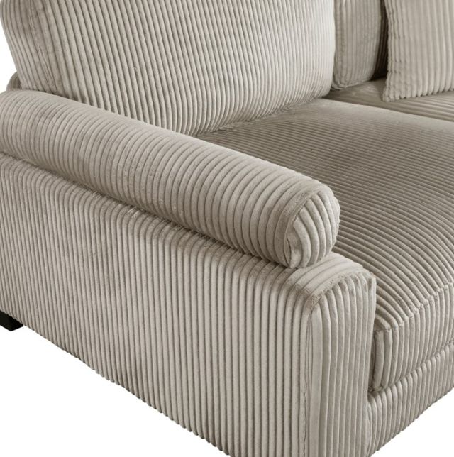 Homelegance® Traverse 7-Piece Taupe Modular Sectional with Reversible Chaise and Ottoman-3