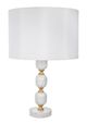 A & B Home White Marble Table Lamp -0