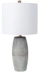Surya Surtsey Glazed Gray Table Lamp-0