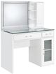 Coaster® Flora 2-Piece White High Gloss Vanity Set with LED Mirror-3