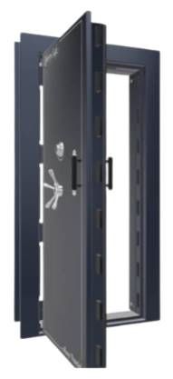 Liberty Safe Blue Gloss Out-Swing Left Hinge Electronic Vault Door-2