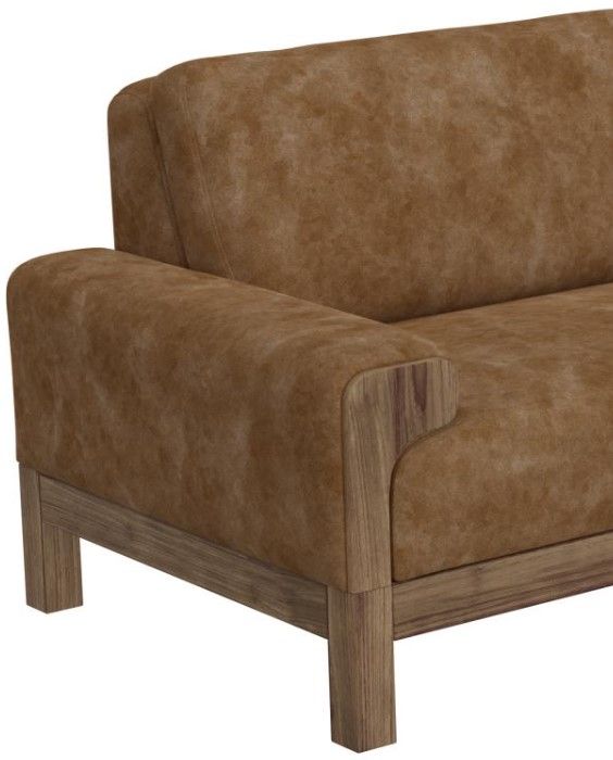 International Furniture Direct Sedona Caramel Loveseat-3