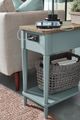 Null Furniture 6618 Indigo/Gray Charging Chairside-1