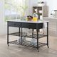 ACME Furniture Emery Gray/White Kitchen Island-1