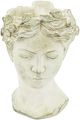 A & B Home White Visage Cement Vase-0