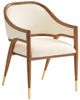 Tommy Bahama® Furniture Palm Desert Jameson Brown/White Jameson Upholstered Arm Chair-0
