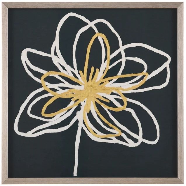 Stylecraft Green and Gold Arrangement II Wall Art-0