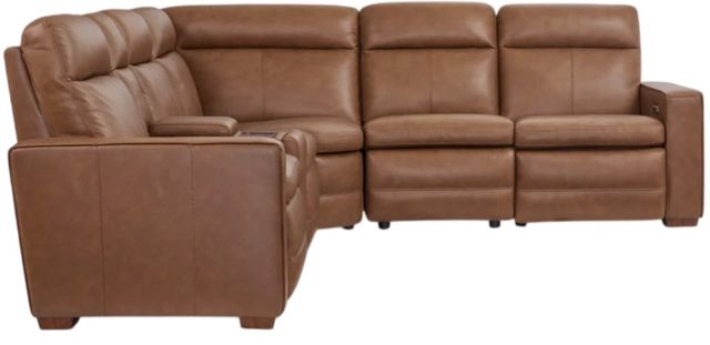 Flexsteel® Dutch Cortado Leather Power Reclining Sectional with Custom Layout Options-4