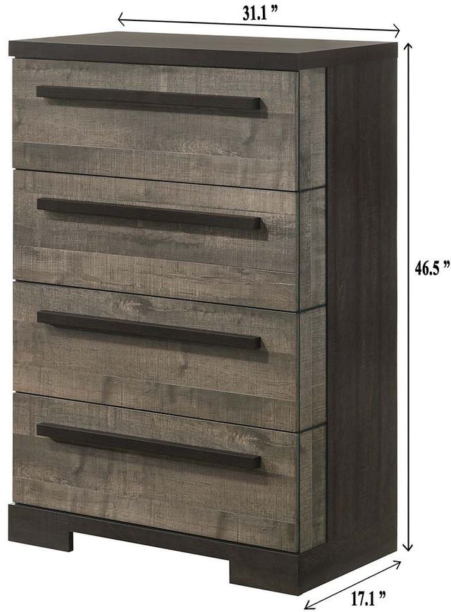 Crown Mark Remington Gray Chest-2