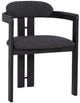 Armen Living Jazmin 2-Piece Charcoal Dining Chair-0