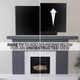 Sanus® Black Advanced Full-Motion 4D® + Shift™ TV Wall Mount for 42"-90" TVs-4