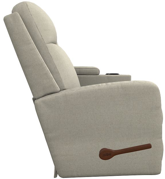 La-Z-Boy® Finley Dove Manual Wall Reclining Loveseat with Console-3