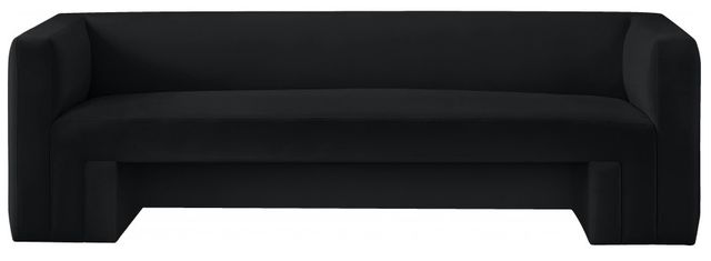 Meridian Furniture Henson Black Velvet Sofa-1