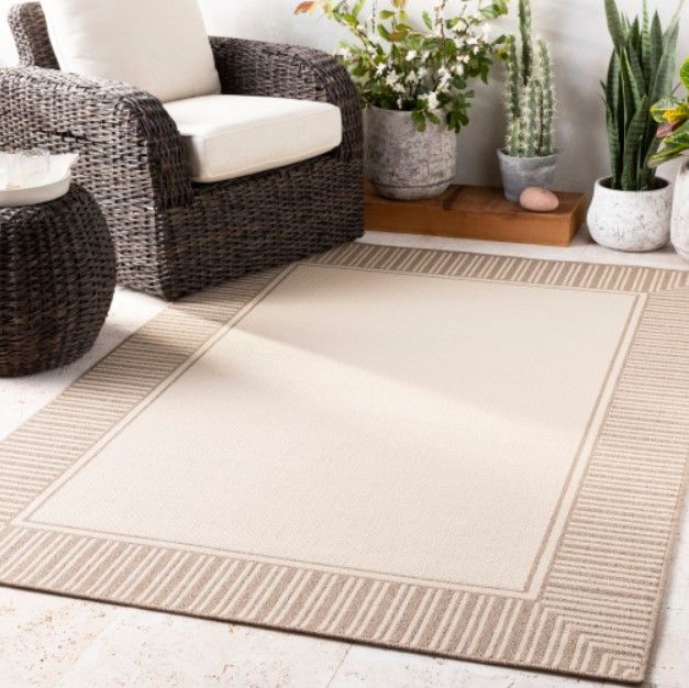 Surya Alfresco Beige/Brown 5'x8' Area Rug-4