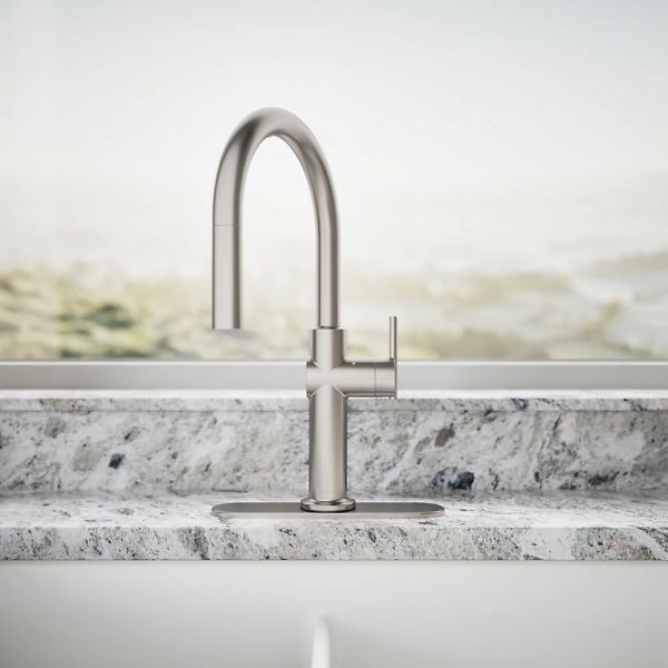 KOHLER® Crue® Vibrant Stainless Touchless Kitchen Sink Faucet with 3-Function Sprayhead-3