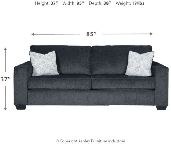 Signature Design by Ashley® Altari Slate Queen Sofa Sleeper-3