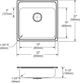 Elkay Lustertone® Classic Lustrous Satin Stainless Steel 22" x 22" x 5.5" 4-Hole Single Bowl Drop-in ADA Sink with Quick-Clip-1