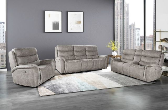 New Classic® Home Furnishings Kamari Gray Power Glider Recliner-1