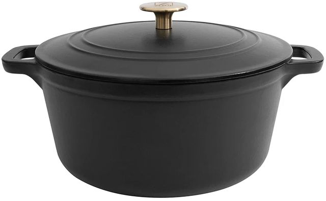 ZLINE 5-Piece Black Matte Enameled Cast Iron Cookware Set-3
