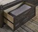 A-America® Sun Valley Charcoal California King Storage Panel Bed-3