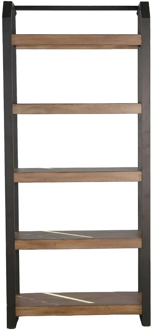 Sunny Designs™ Doe Valley Buckskin Bookcase with Metal Frame-2