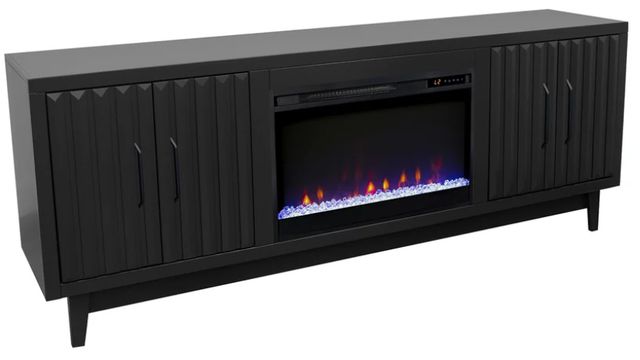 Legends Home Radiance Seal Skin Black 75" Fireplace TV Console-0