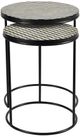 Moe's Home Collection Optic 2-Piece Black/White Nesting Tables-2
