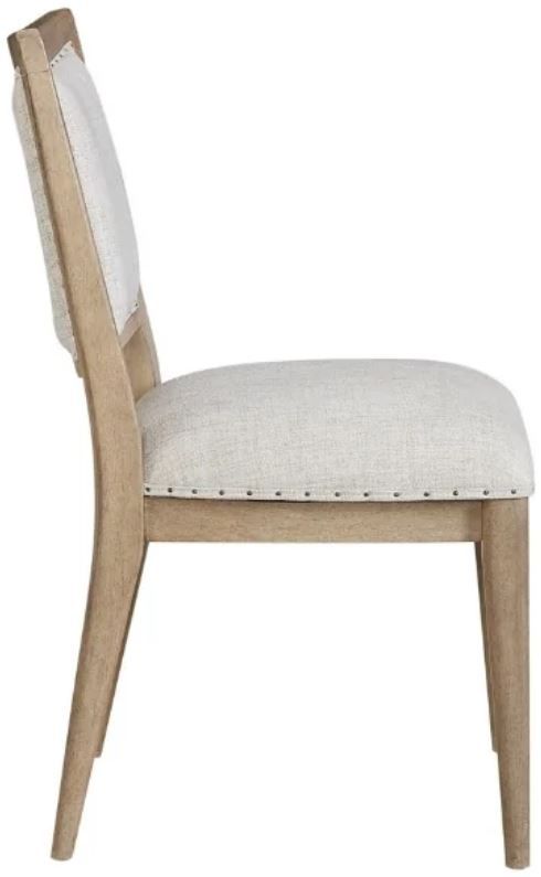 Bernards Citrus Heights Gray Upholstered Dining Chair-2