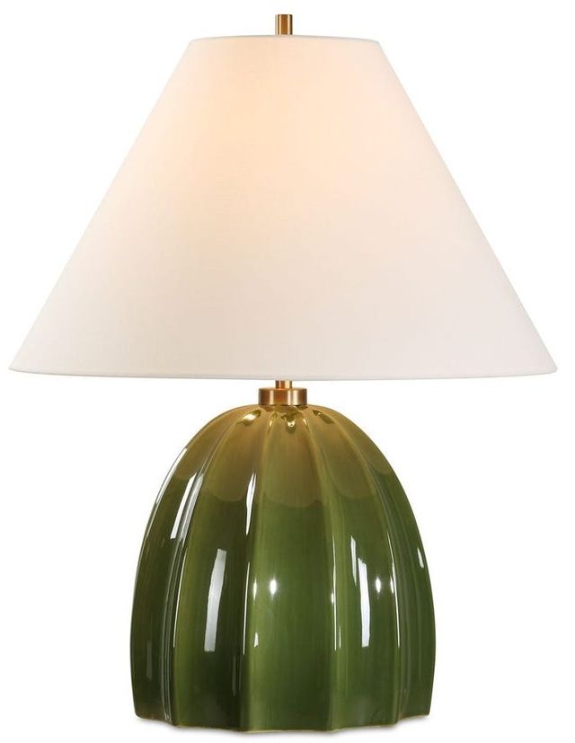 Uttermost® Renna Moss Green Table Lamp-0