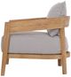 Bramble Raleigh Natural/Sand Cream Fabric/Teak Outdoor Chair-3